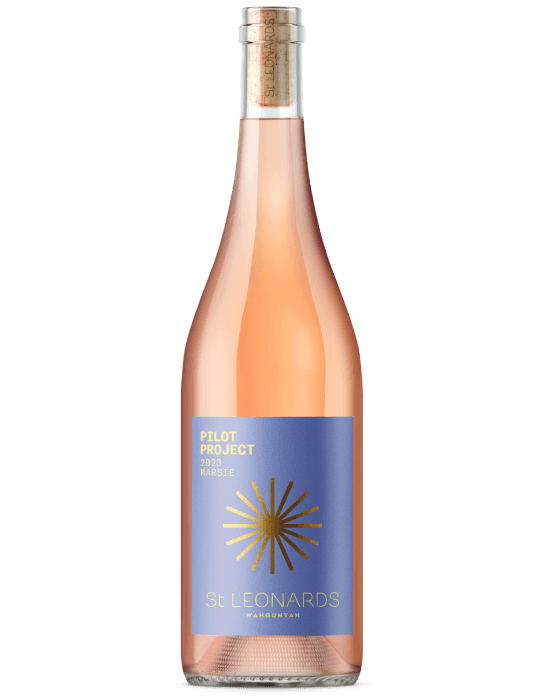 St Leonards Vineyard Pilot Project Marsie bottle shot with transparent background