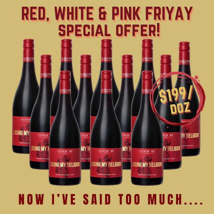 barossa montepulciano bundle offer claymore clare valley