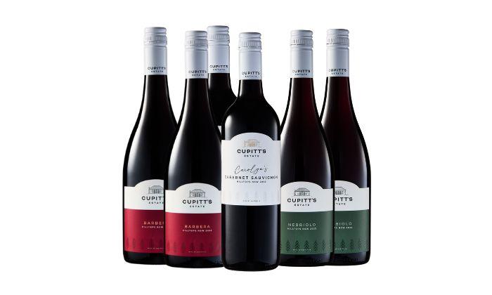Cupitts Nebbiolo Barbera Cabernet Sauvignon Mixed 6 pack