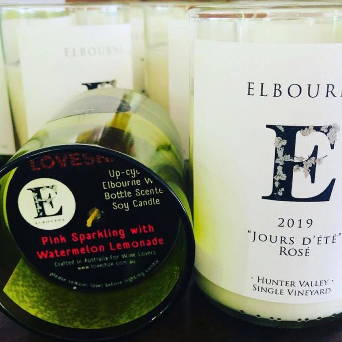Elbourne Wines Scented Candles  Mulled wine with black raspberry & vanilla