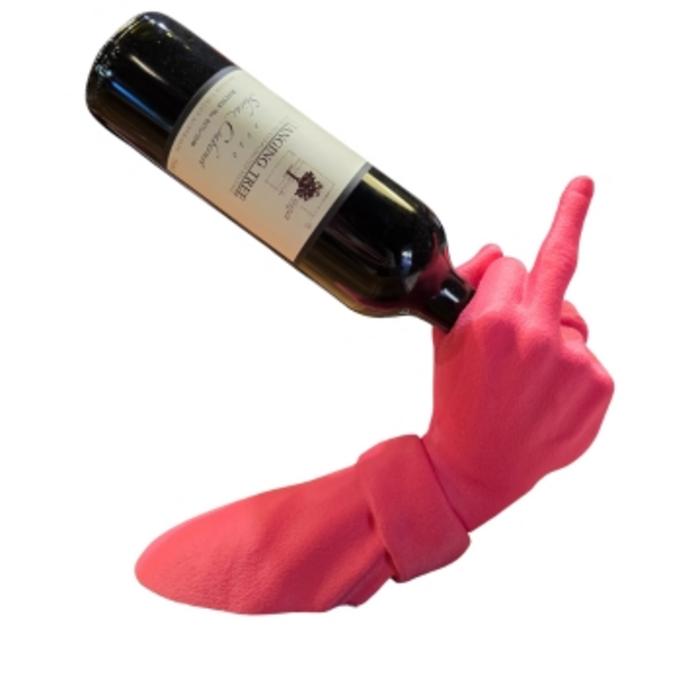 Wine Bottle Holder - Pink
