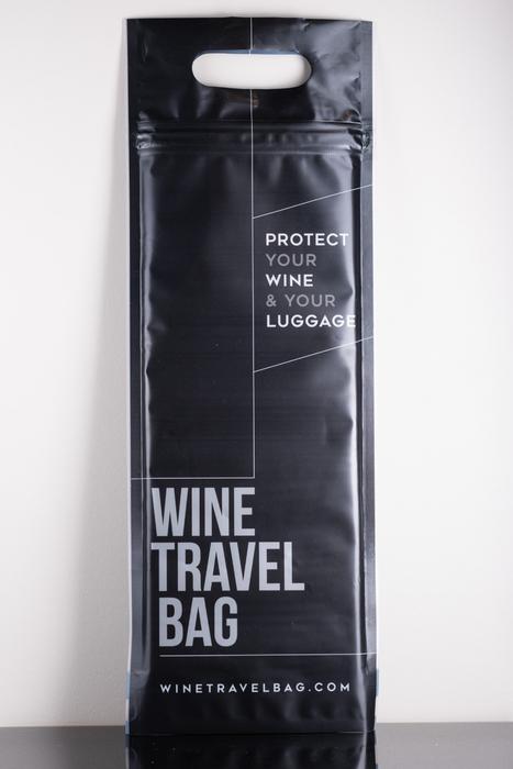 Wine Travel Bag - Matte Black