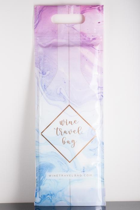 Wine Travel Bag - Marble