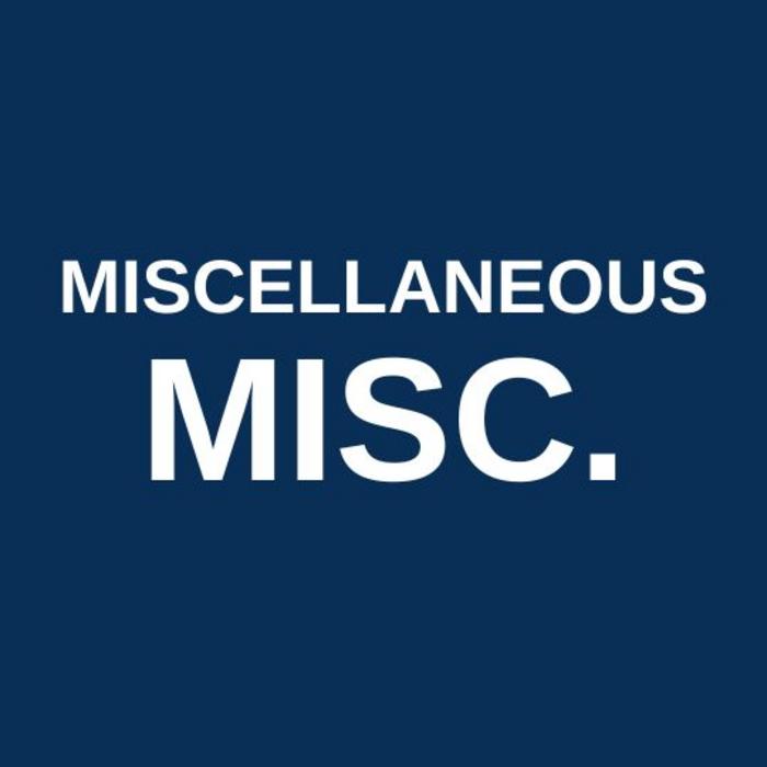 Miscellaneous