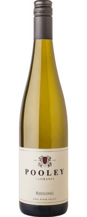 A bottle of Pooley Riesling with no vintage