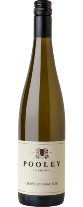 A bottle of Pooley Gewurztraminer with no vintage