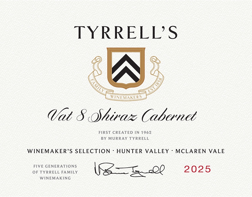 2025 Vat 8 Shiraz Cabernet label