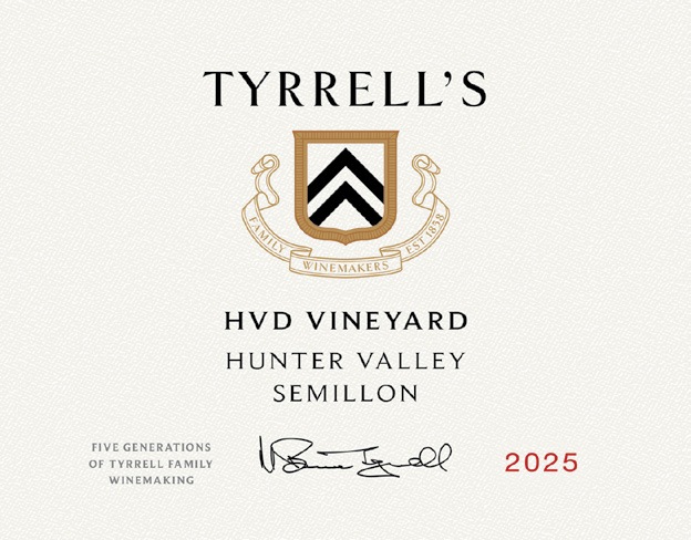 2025 HVD Semillon label
