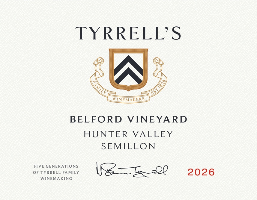 Belford Vineyard Hunter Valley Semillon label