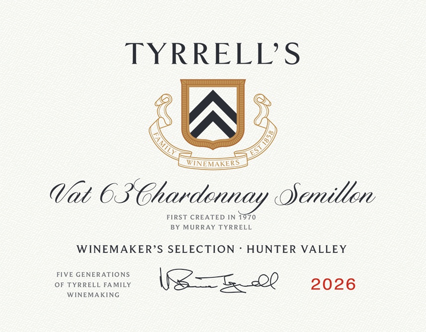 2026 Vat 63 Chardonnay Semillon label
